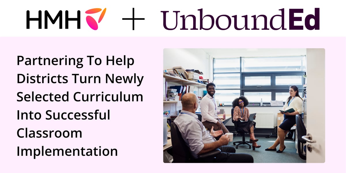Email Banner - HMH and UnboundEd