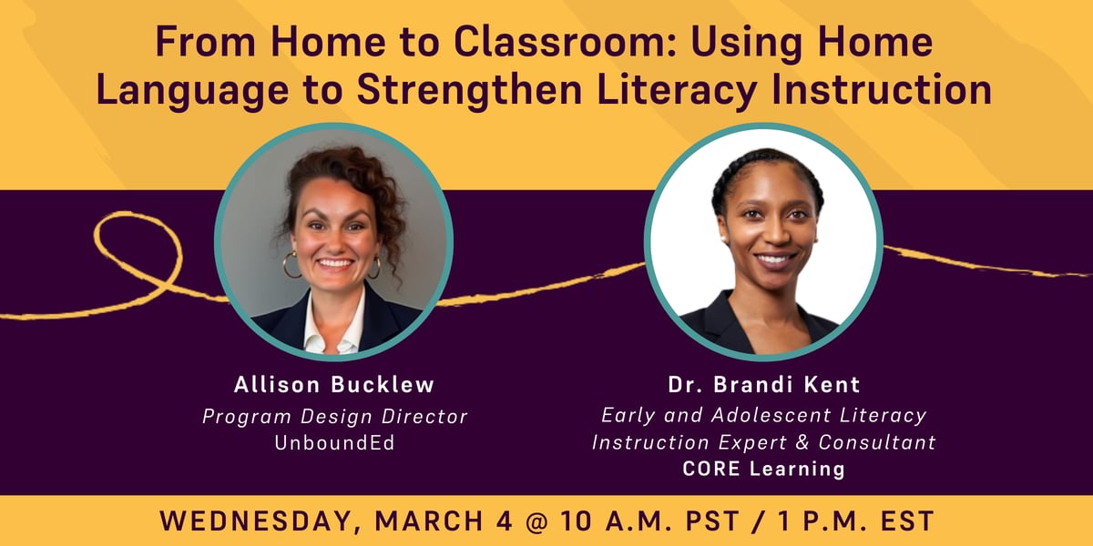 From Home to Classroom Using Home Language to Strengthen Literacy Instruction